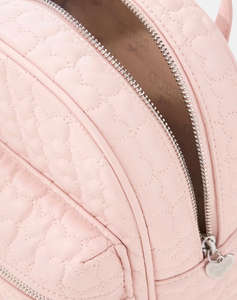 GUESS HEART QUILTED BACKPACK GIRLS CHILDRENS BAG