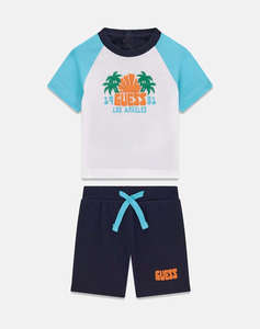 GUESS SET SS T-SHIRT+TERRY SHORTSBOYS SET