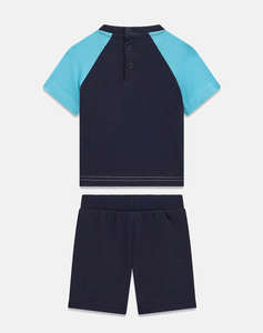 GUESS SET SS T-SHIRT+TERRY SHORTSBOYS SET