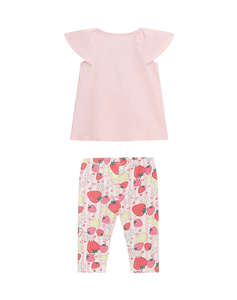 GUESS SET SS T-SHIRT+CAPRI LEGGINGS SET CHILDREN GIRL