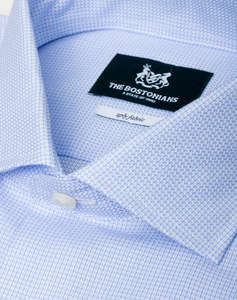 THE BOSTONIANS РИЗА DOBBY CUSTOM FIT Semi-Rex Custom Fit
