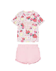 GUESS SET SS T-SHIRT+ACTIVE SHORTS ДЕТСКИ КОМПЛЕКТ GIRL