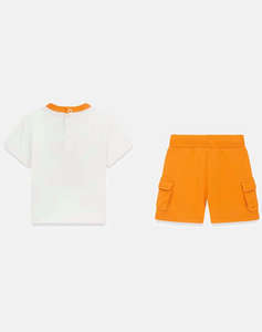GUESS SET SS T-SHIRT+TERRY SHORTS ДЕТСКИ КОМПЛЕКТ BOY