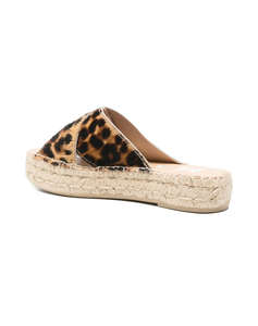 MANEBI D 6.2 DX, DOUBLE SOLE X BANDS SANDALS, LEOPARD
