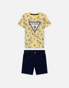 GUESS SET SS T-SHIRT+KNIT DENIM PANT SET CHILDREN BOY