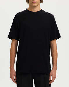 SELECTED SLMSPENCER RIB SS O-NECK TEE NOOS