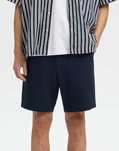 SELECTED SLMKARL-SEERSUCKER REGULAR SHORTS NOOS