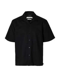 SELECTED SLMRLXCASPER CLAY LINENBLEND SS SHT NOOS