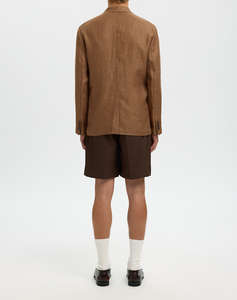 SELECTED SLMREG-CHARLES LINEN BLZ NOOS