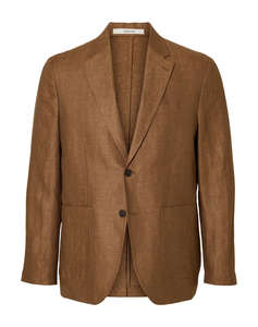 SELECTED SLMREG-CHARLES LINEN BLZ NOOS