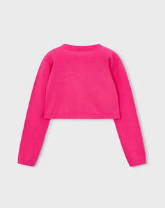 MAYORAL KNIT JACKET BASIC STR COLLAR