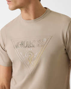 GUESS CN SS TRIANGLE HD MULTICOLOR TMENS BLOUSE