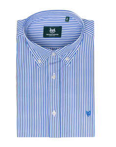 THE BOSTONIANS РИЗА ACORN POPLIN REGULAR FIT Stripe POPLIN Button-down Regular Fit