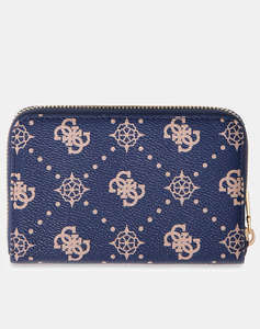 GUESS EMELIE LOGO SLG MED ZIP AROUND ДАМСКИ АКСЕСОАРИ