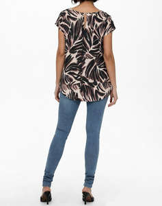 ONLY ONLNOVA LIFE VIS S/S TOP WVN