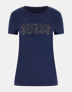 GUESS CN SS LOGO LACE TEE ДАМСКА БЛУЗА