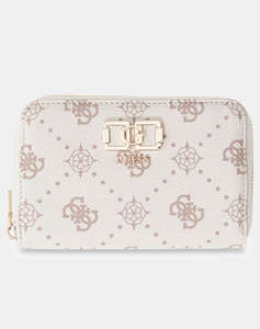 GUESS EMELIE LOGO SLG MED ZIP AROUND ДАМСКИ АКСЕСОАРИ