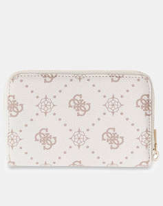 GUESS EMELIE LOGO SLG MED ZIP AROUND ДАМСКИ АКСЕСОАРИ