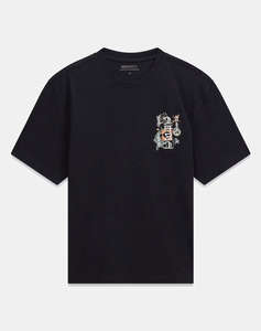 GUESS CN SS JAPAN SIGNS OVERSIZE TEEMENS BLOUSE