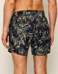 PLEIN SPORT PS26MBM11 ALLOVER TIGER SHORTS PLEIN SPORT