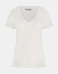 GUESS VN SS LIGHT BASIC TEE KNITTED WOMENS CLOTHING