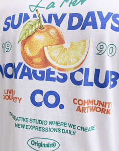 JACK&JONES JORRIVIERA VINTAGE POSTER BACK TEE SS CN