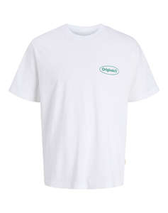 JACK&JONES JORRIVIERA VINTAGE POSTER BACK TEE SS CN