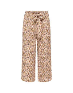 ONLY ONLNOVA LIFE VIS CROP PALAZZO PANT WVN