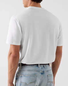 GUESS CN SS SMALL PATCH COTTON MODALMENS BLOUSE