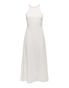 ONLY ONLELENE SL LONG LINEN BL DRESS TLR