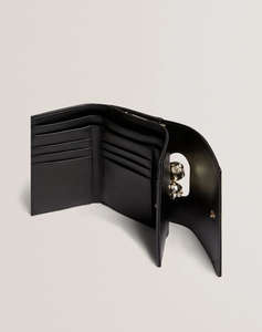 TED BAKER ROOSA Rose Detail Leather Small Bobble Purse