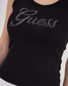 GUESS LOGO SCRIPT TANK TOP ДАМСКА БЛУЗА