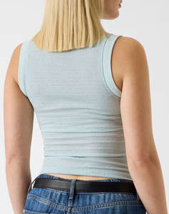 GUESS SL FRANCINE SMOCK HOTFIX TOP ДАМСКА БЛУЗА