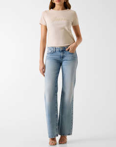 GUESS SS CN 3D GUESS SCRIPT TEE ДАМСКА БЛУЗА