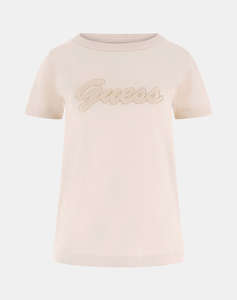 GUESS SS CN 3D GUESS SCRIPT TEE ДАМСКА БЛУЗА
