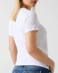 GUESS SS CN GUESS STUDS SCRIPT TEE ДАМСКА БЛУЗА