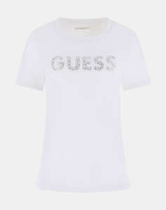 GUESS SS CN GUESS STUDS SCRIPT TEE ДАМСКА БЛУЗА