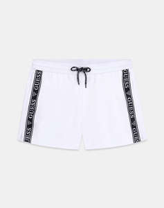 GUESS SWIMTRUNK LOGO TAPE MEDIUM MENS SWIMSUIT