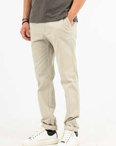 CALVIN KLEIN SLIM SATEEN CHINO TROUSER