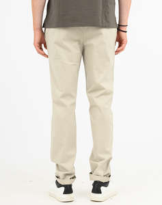 CALVIN KLEIN SLIM SATEEN CHINO TROUSER