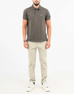CALVIN KLEIN SLIM SATEEN CHINO TROUSER