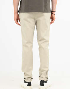 CALVIN KLEIN SLIM SATEEN CHINO TROUSER