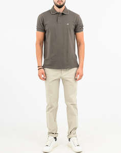 CALVIN KLEIN SLIM SATEEN CHINO TROUSER