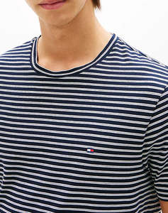 TOMMY HILFIGER ESS SEASONAL REG FIT STRIPE TEE