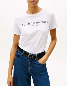 TOMMY HILFIGER REG CORP LOGO C-NK SS