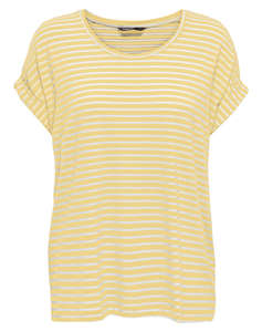 ONLY ONLMOSTER STRIPE S/S O-NECK TOP JRS NOOS