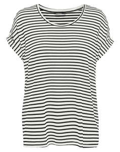 ONLY ONLMOSTER STRIPE S/S O-NECK TOP JRS NOOS