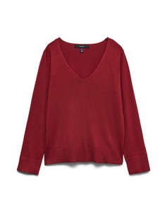 VERO MODA VMSILJE LS V-NECK PULLOVER GA NOOS