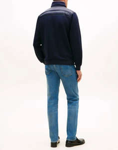 TOMMY HILFIGER MIX MEDIA ESS RWB STAND COLLAR