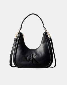 CALVIN KLEIN JEANS BOLD CK SMALL CRESCENT BAG